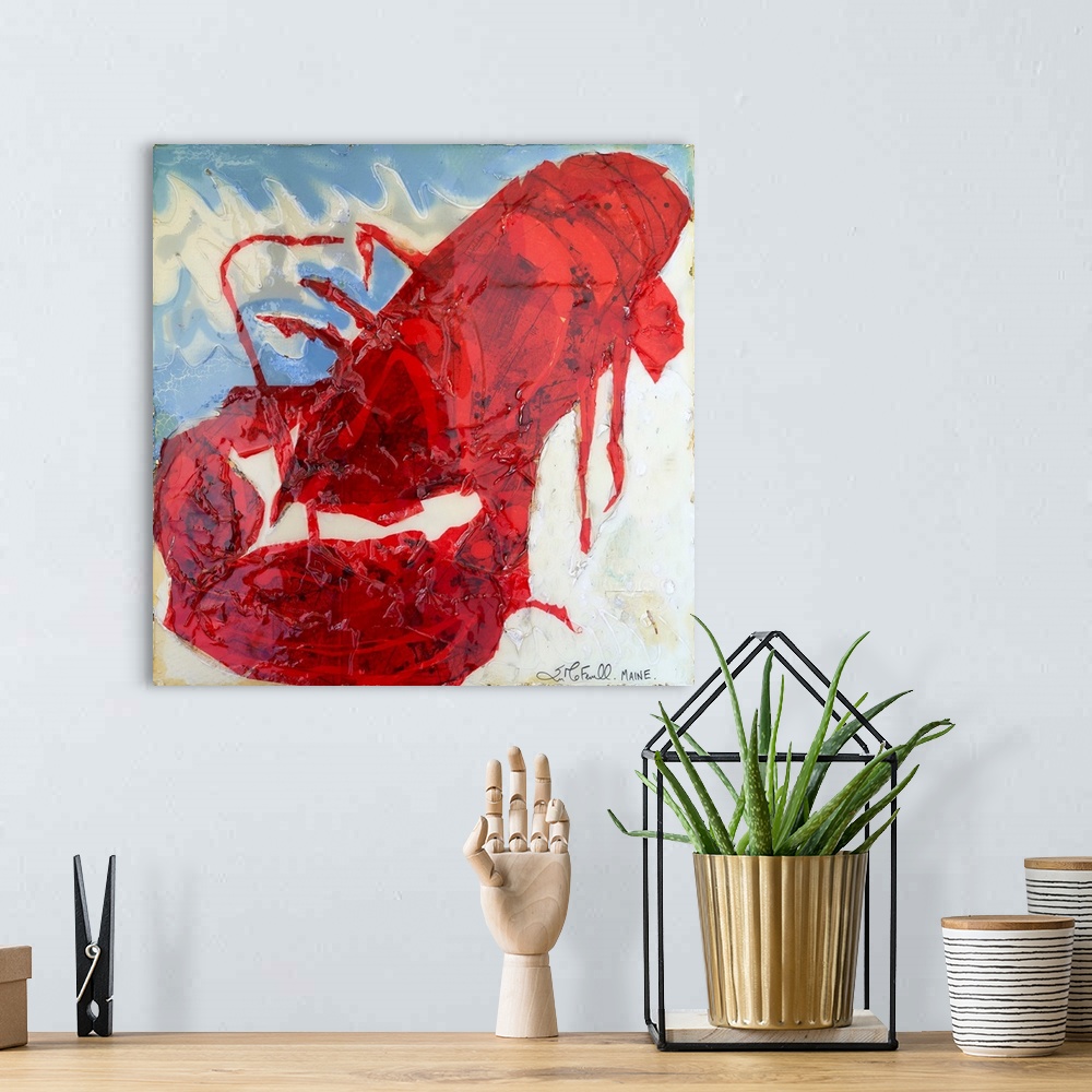 A bohemian room featuring Brilliant Maine Lobster II