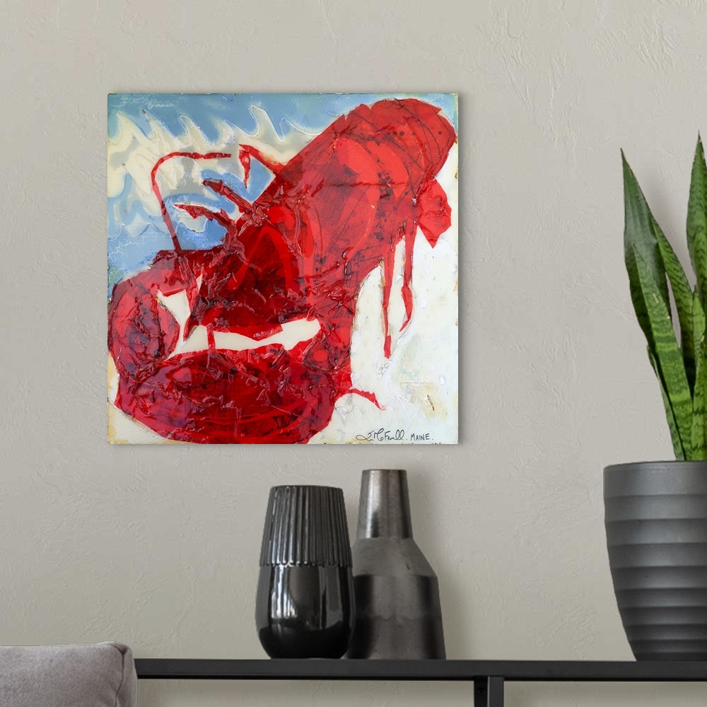 A modern room featuring Brilliant Maine Lobster II