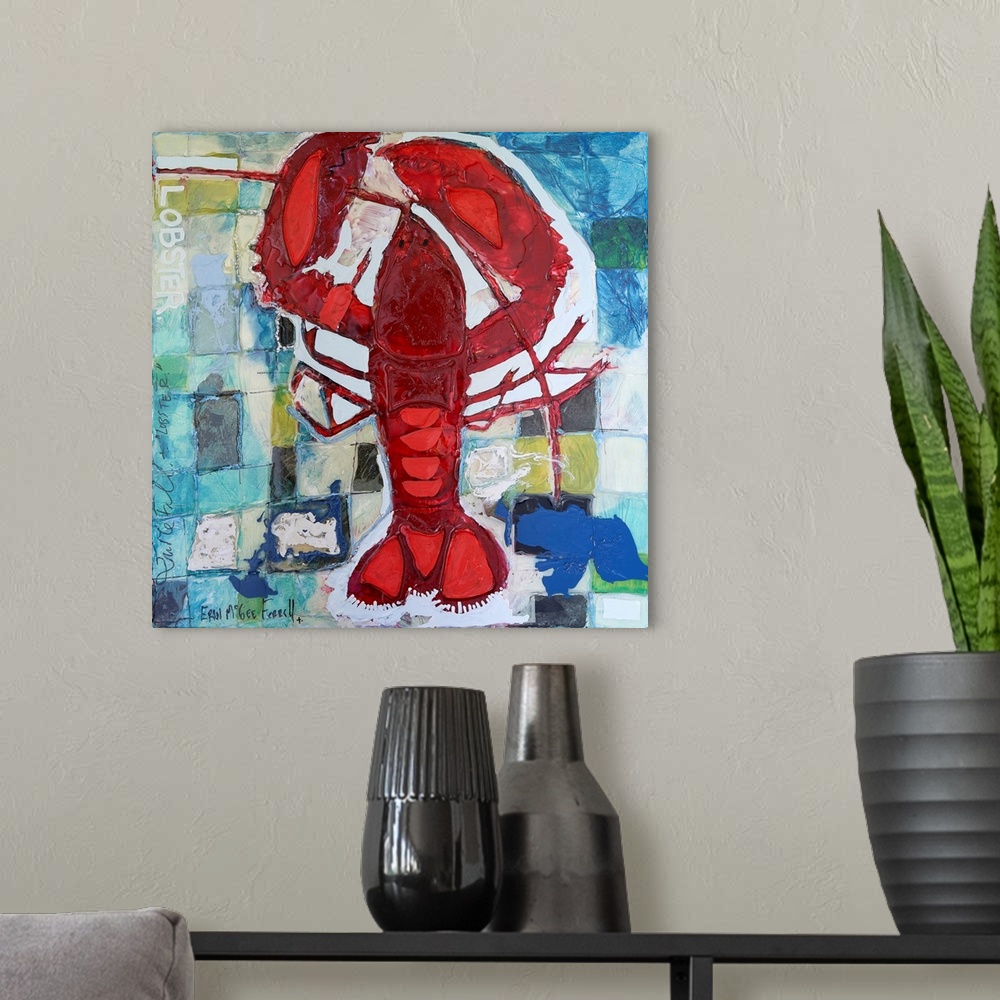 A modern room featuring Brilliant Maine Lobster III