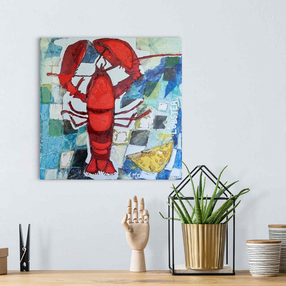 A bohemian room featuring Brilliant Maine Lobster IV