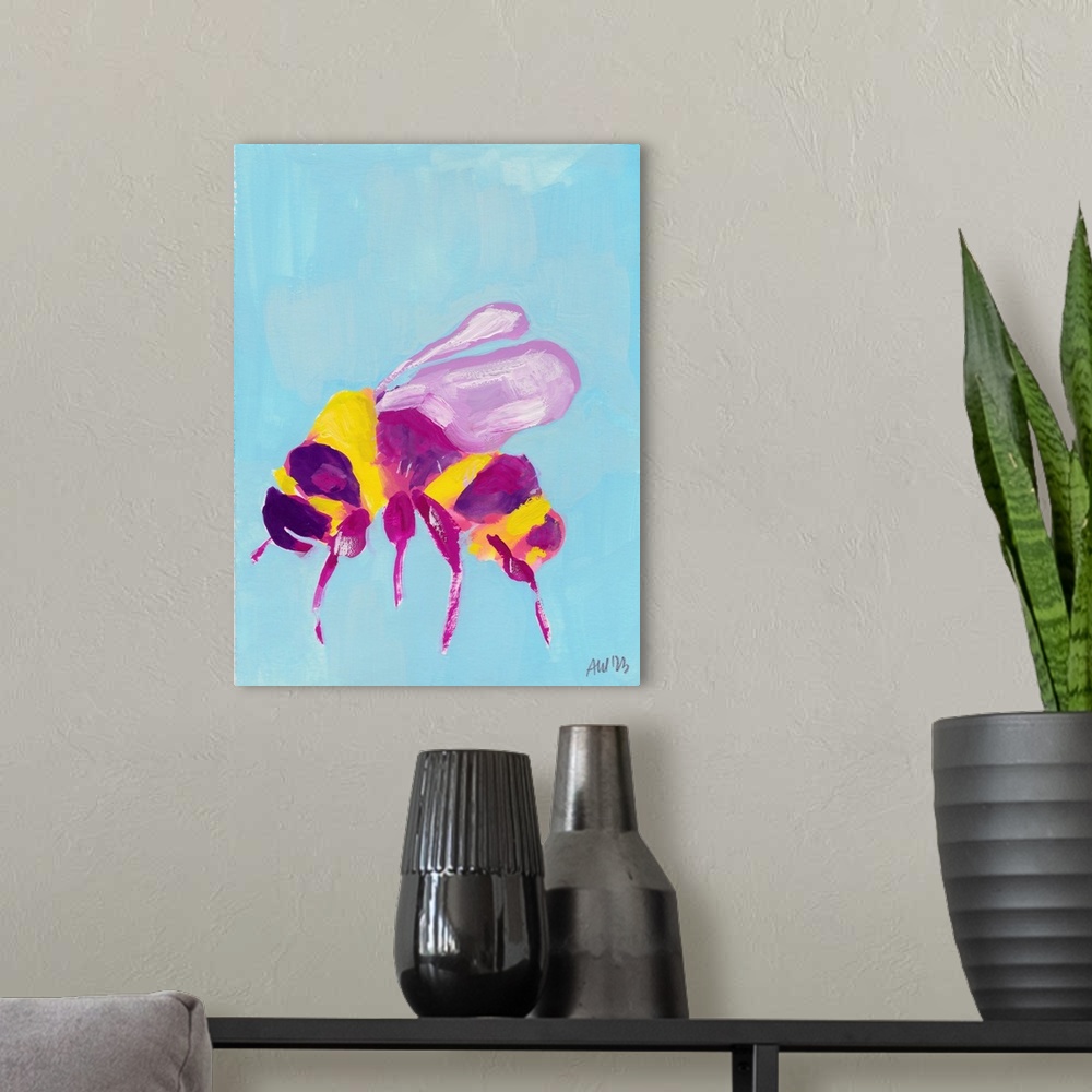 A modern room featuring Bumblebee Life II