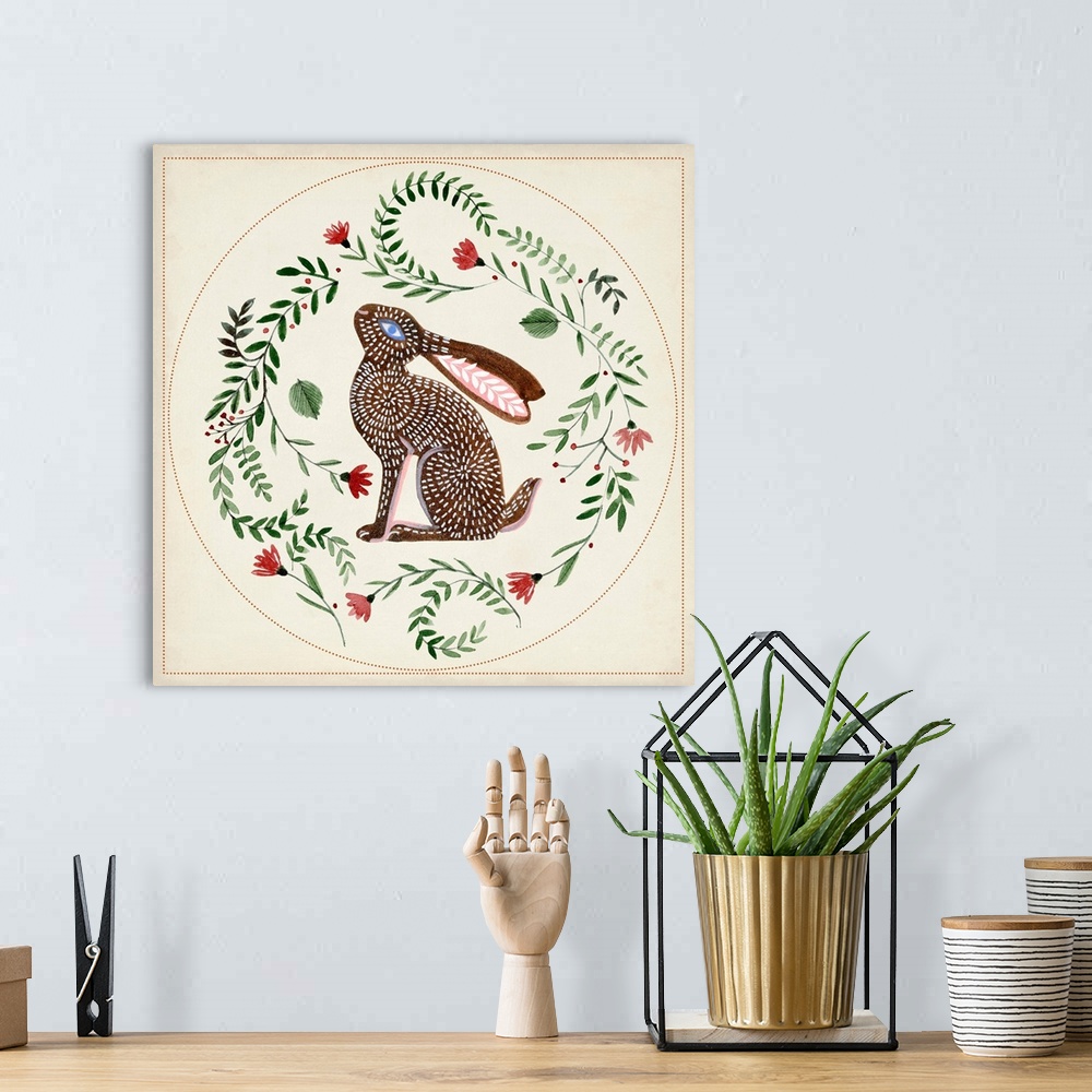 A bohemian room featuring Bunny Folklore III
