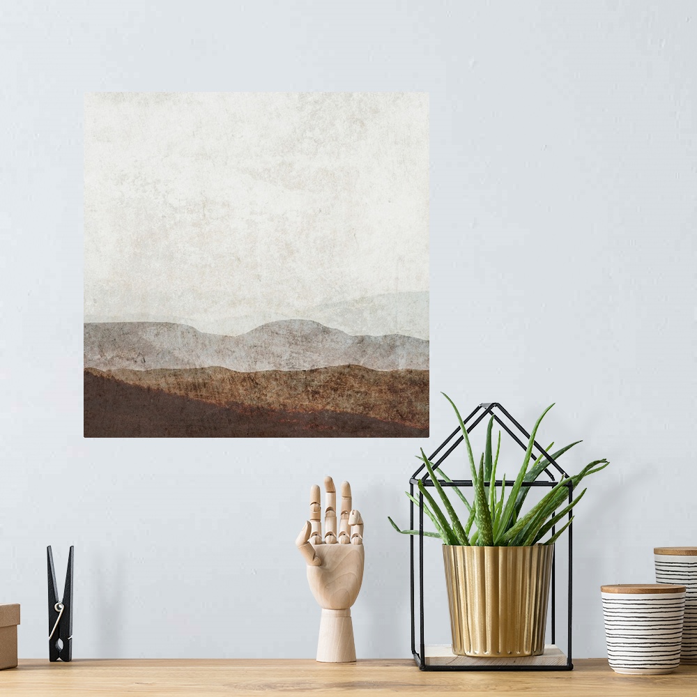 A bohemian room featuring Burnished Mountains I