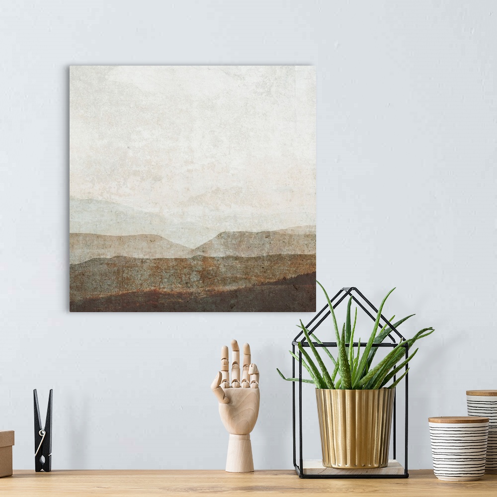 A bohemian room featuring Burnished Mountains II