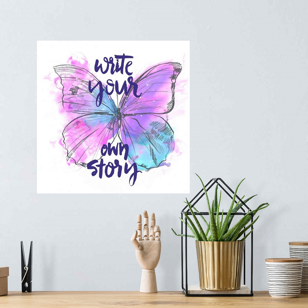 A bohemian room featuring Butterfly Dreams II