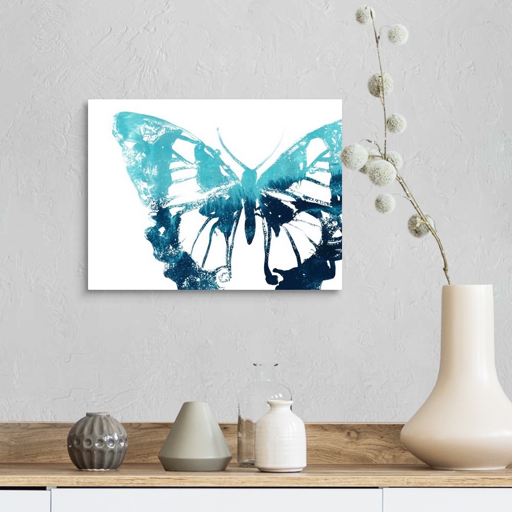 A farmhouse room featuring Butterfly Imprint I