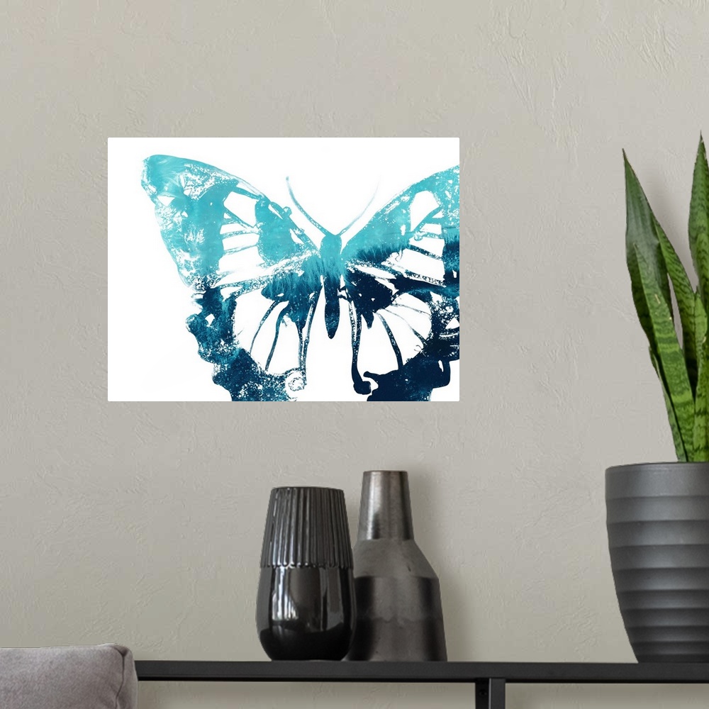 A modern room featuring Butterfly Imprint I