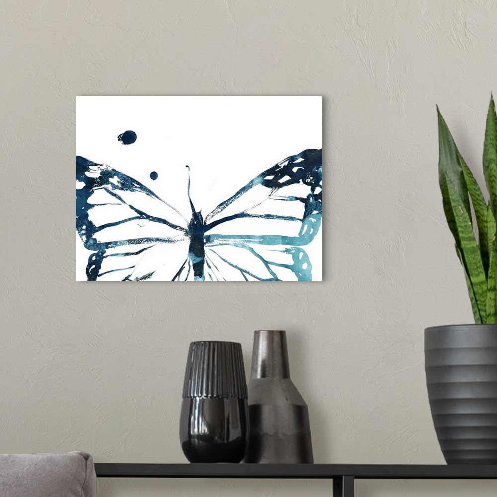A modern room featuring Butterfly Imprint III