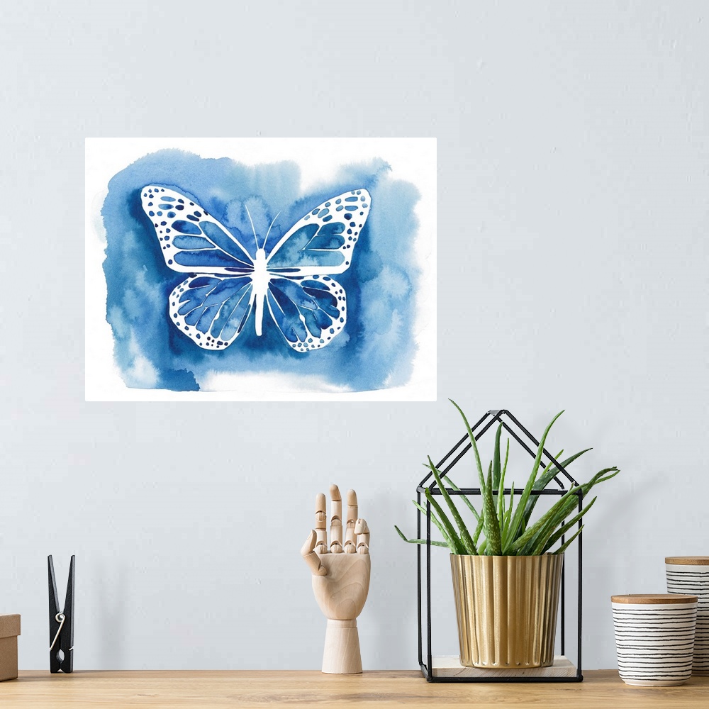 A bohemian room featuring Butterfly Inkling I