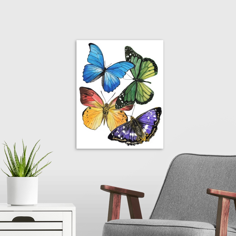 A modern room featuring Butterfly Swatches II