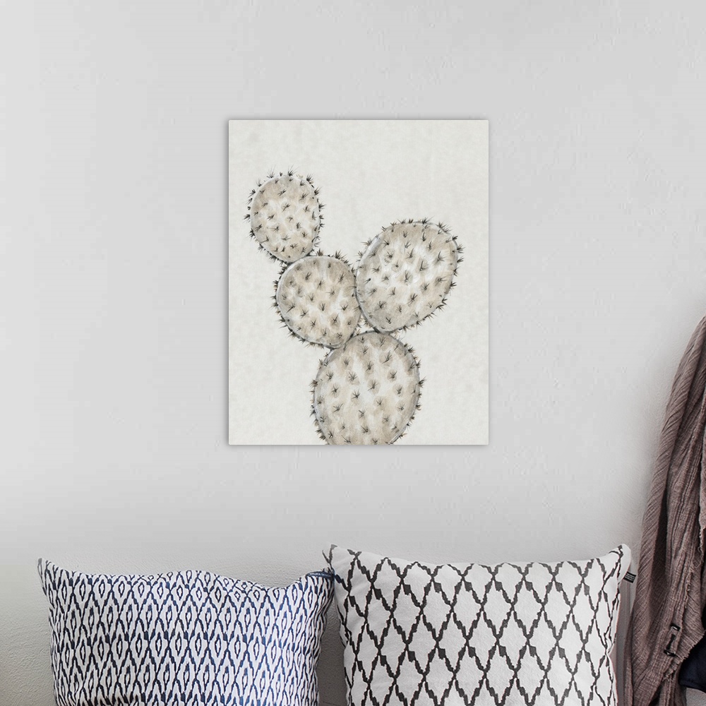 A bohemian room featuring Cactus Study IV