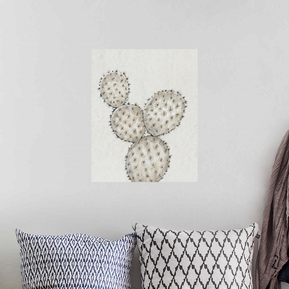 A bohemian room featuring Cactus Study IV