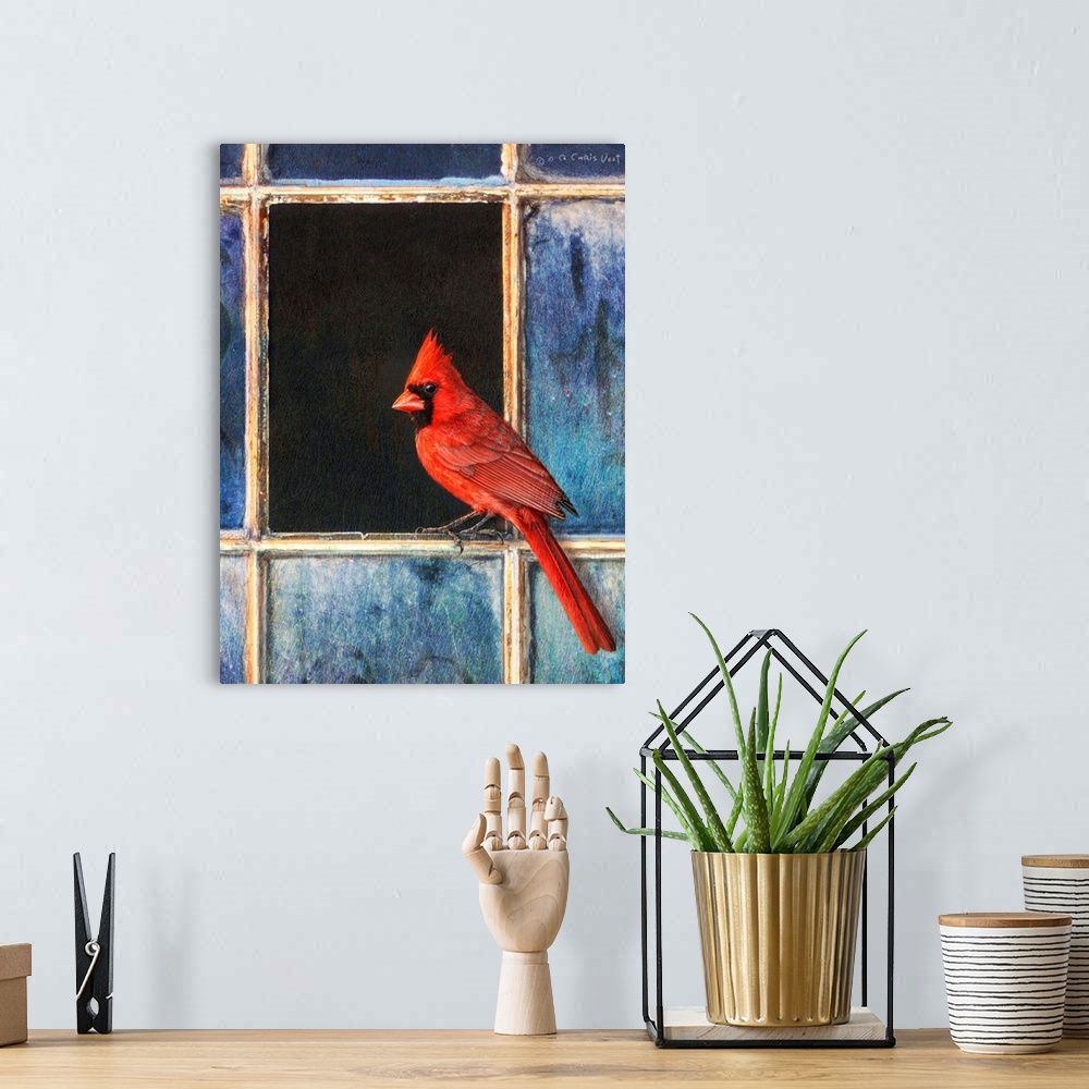 A bohemian room featuring Cardinal Window