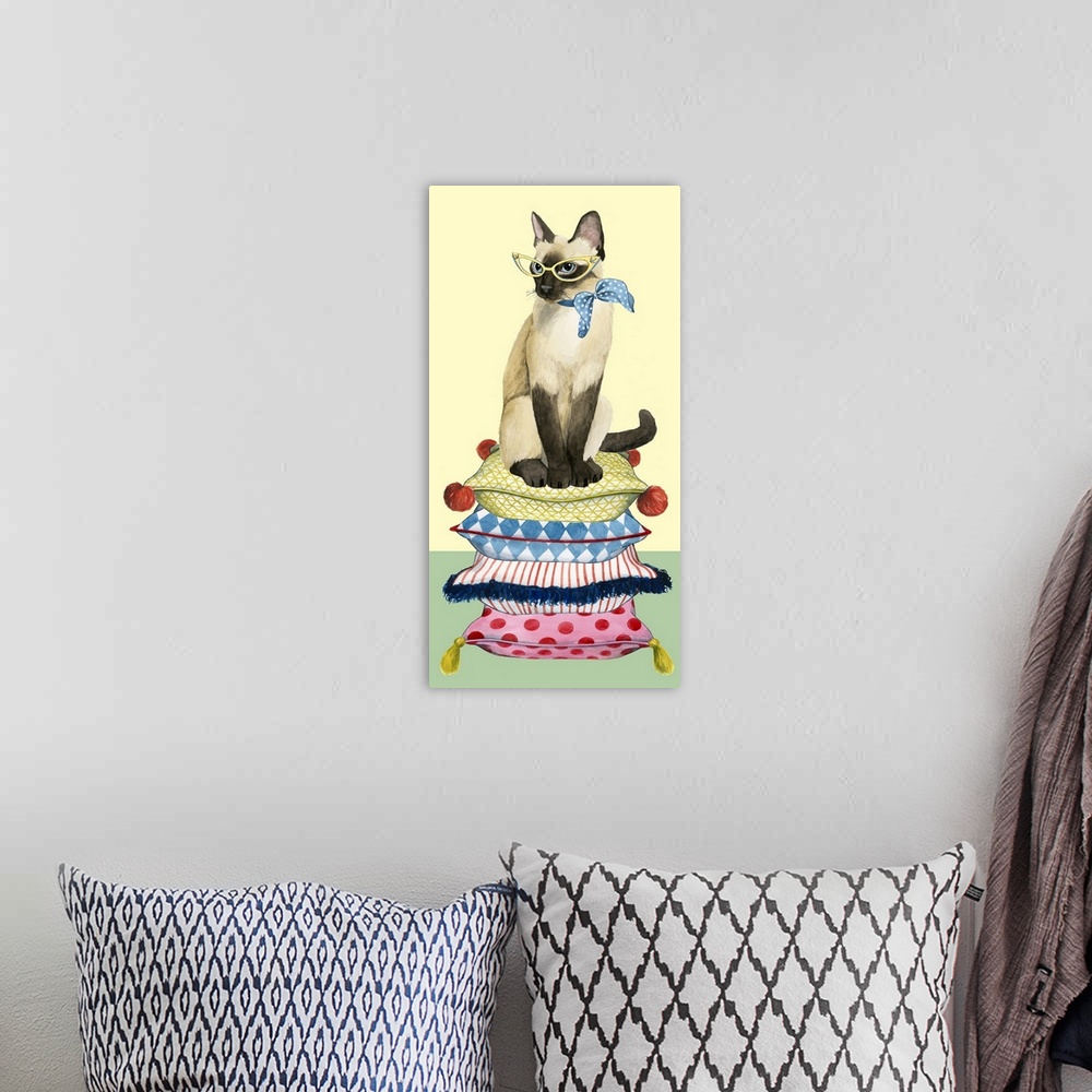 A bohemian room featuring Cat Lady Collection B