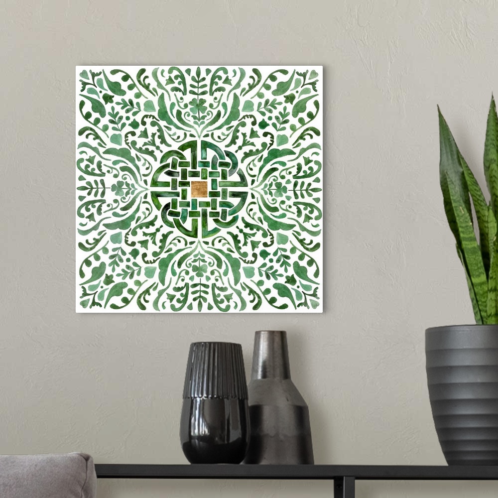 A modern room featuring Celtic Knot III
