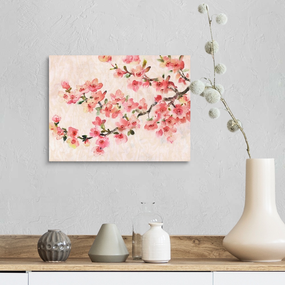 A farmhouse room featuring Cherry Blossom Composition I