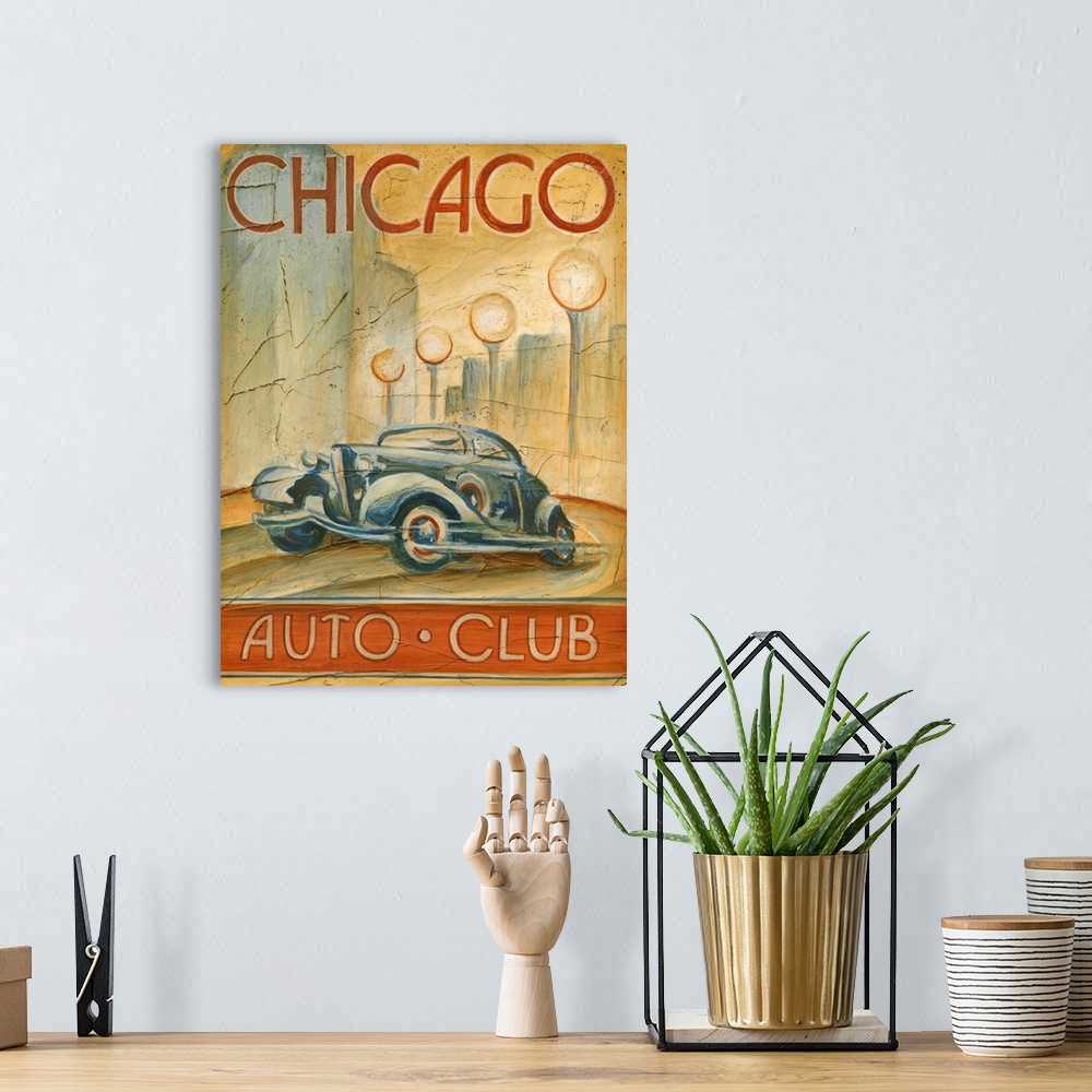 A bohemian room featuring Chicago Auto Club