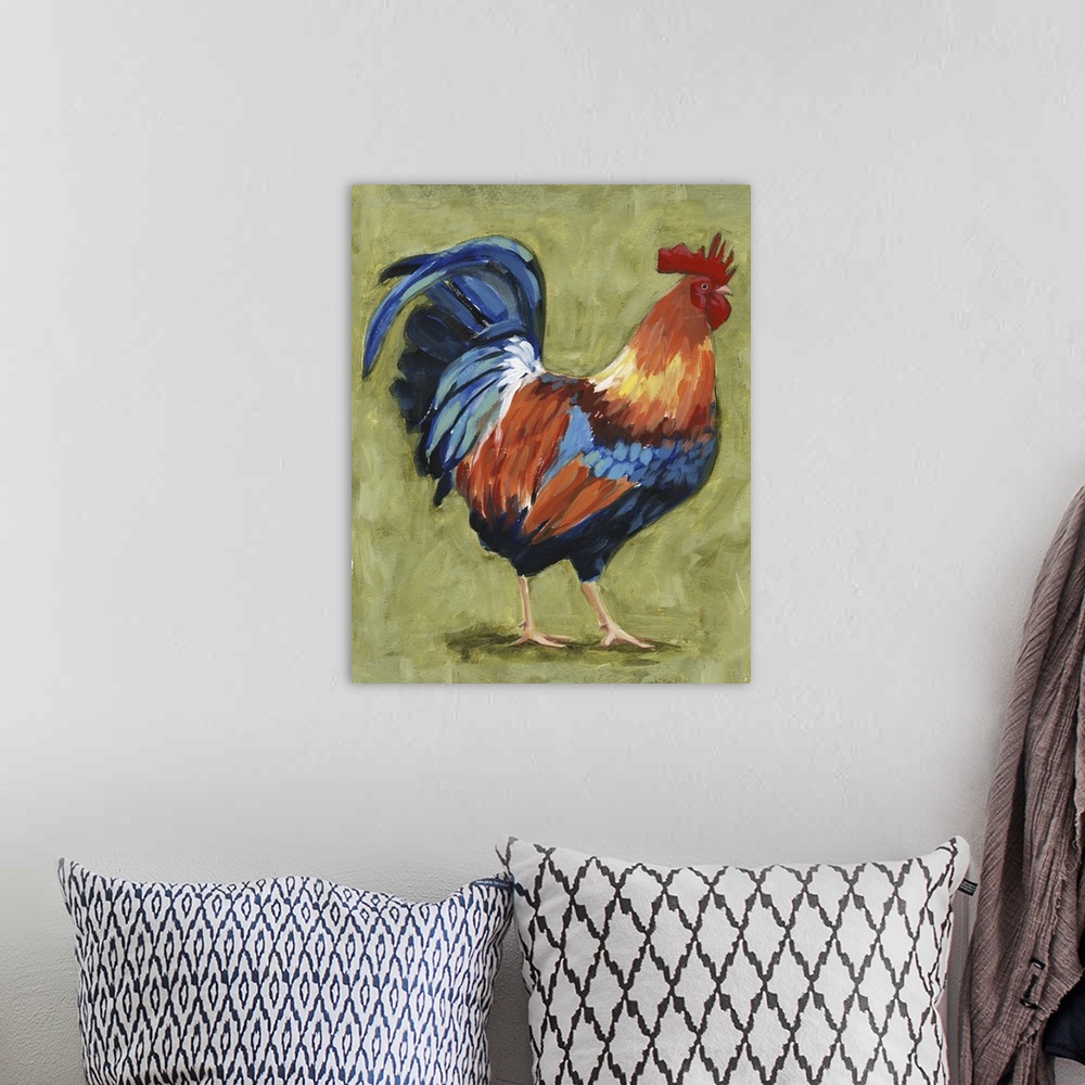 A bohemian room featuring Chicken Scratch I