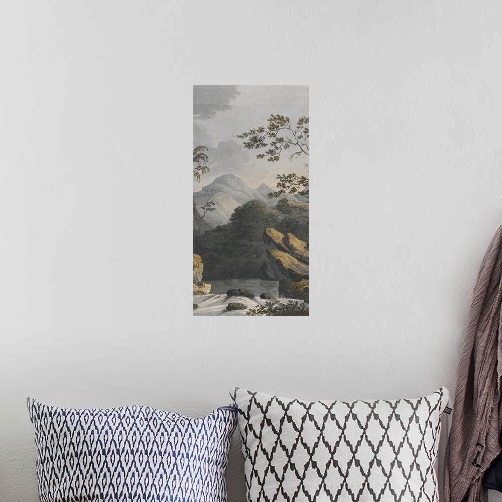 A bohemian room featuring Chinese Landscape II