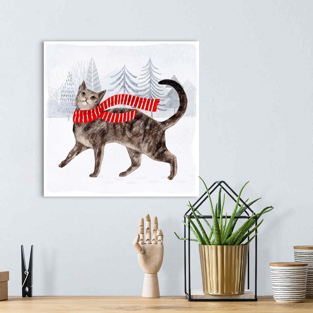 A bohemian room featuring Christmas Cats, Dogs I