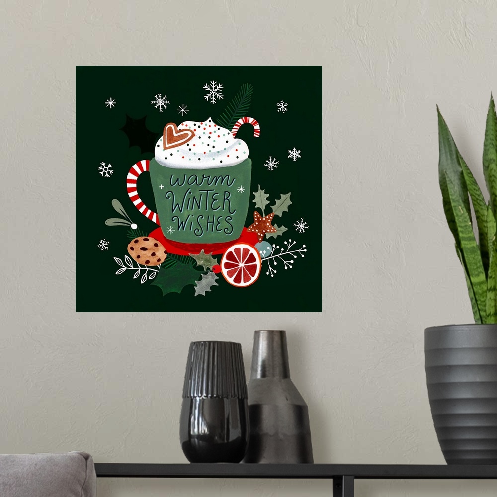 A modern room featuring Christmas Comforts II