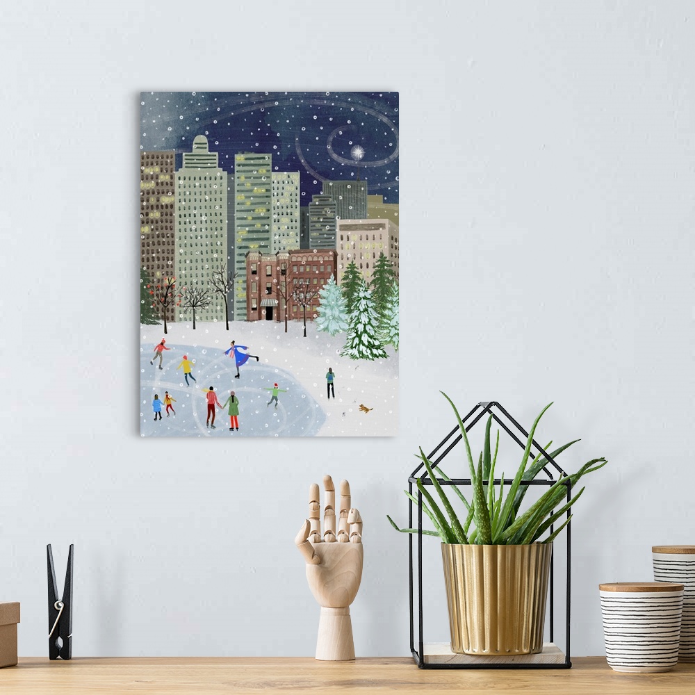 A bohemian room featuring Christmas In The City II