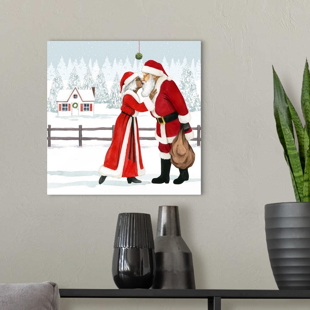 A modern room featuring Christmas Love I