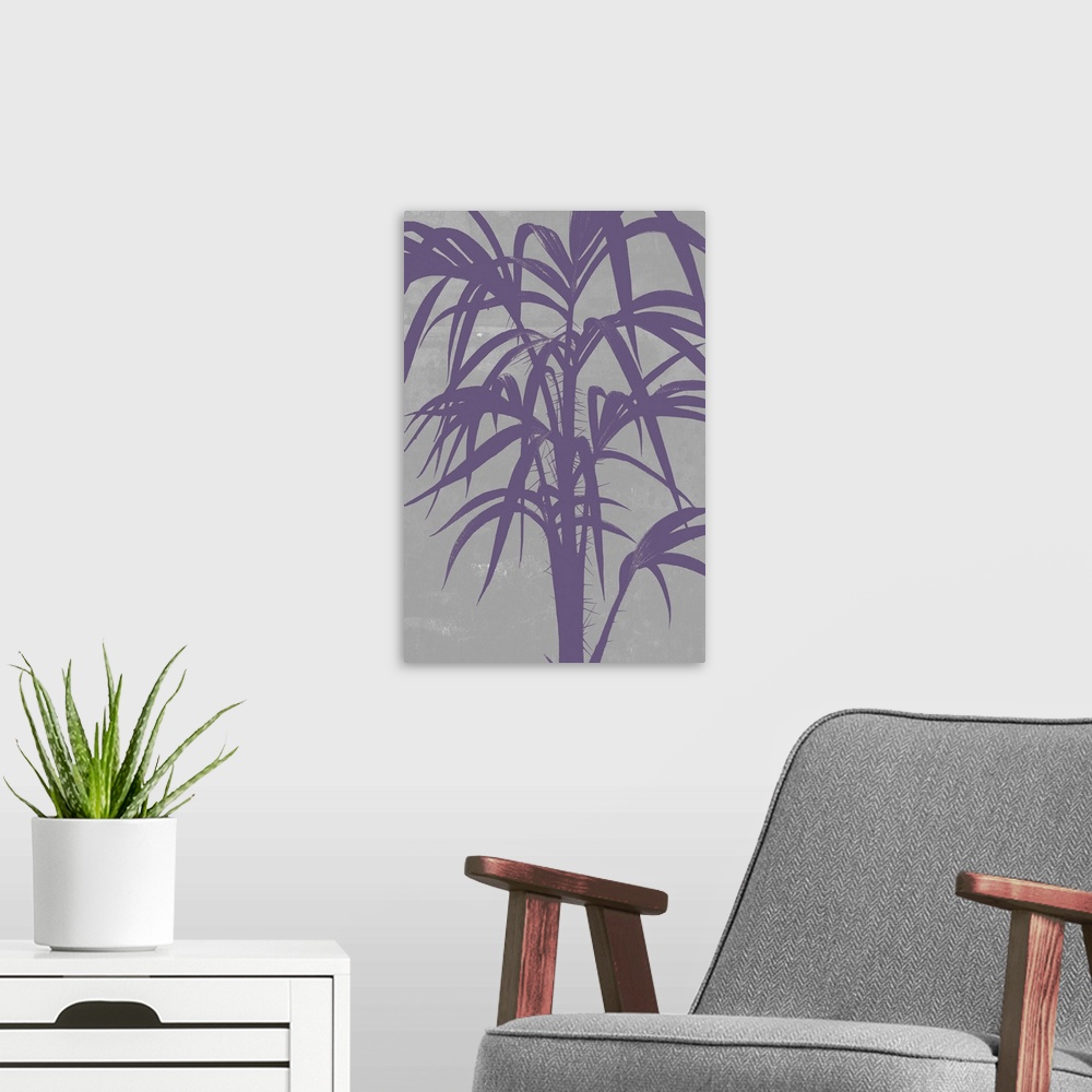 A modern room featuring Chromatic Palms V