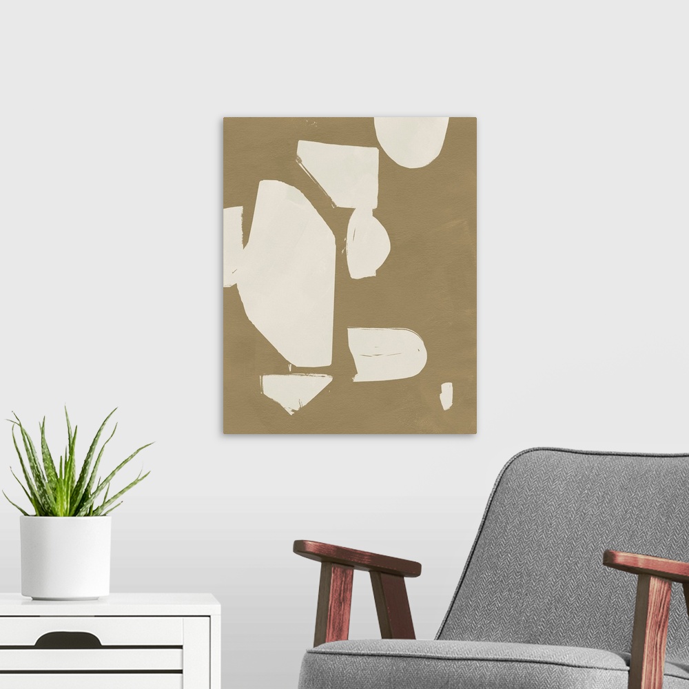 A modern room featuring Chunky Abstract II