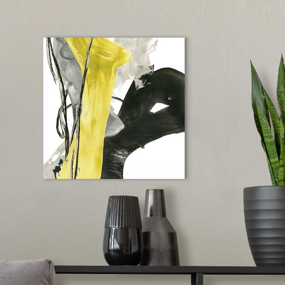 A modern room featuring Citron Flux I
