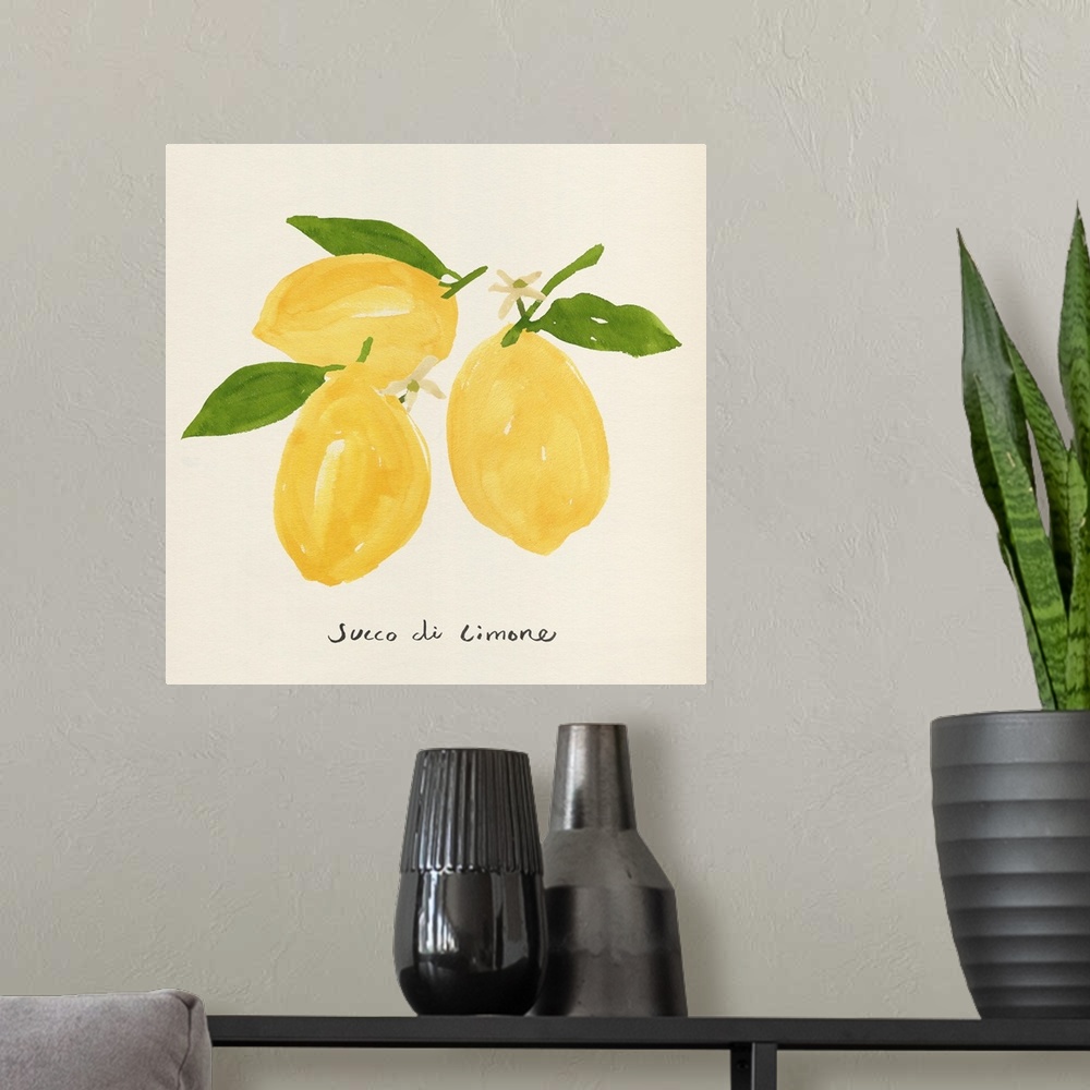 A modern room featuring Citrus Trattare I