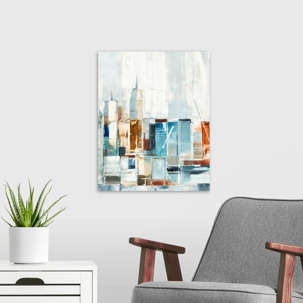A modern room featuring City Colors II