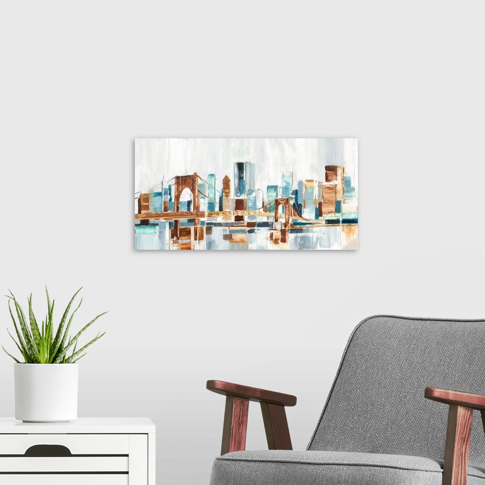 A modern room featuring City Colors III