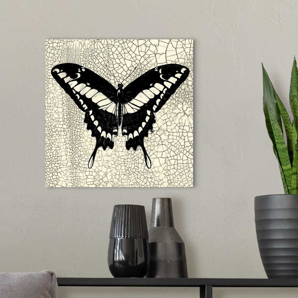 A modern room featuring Classical Butterfly IV