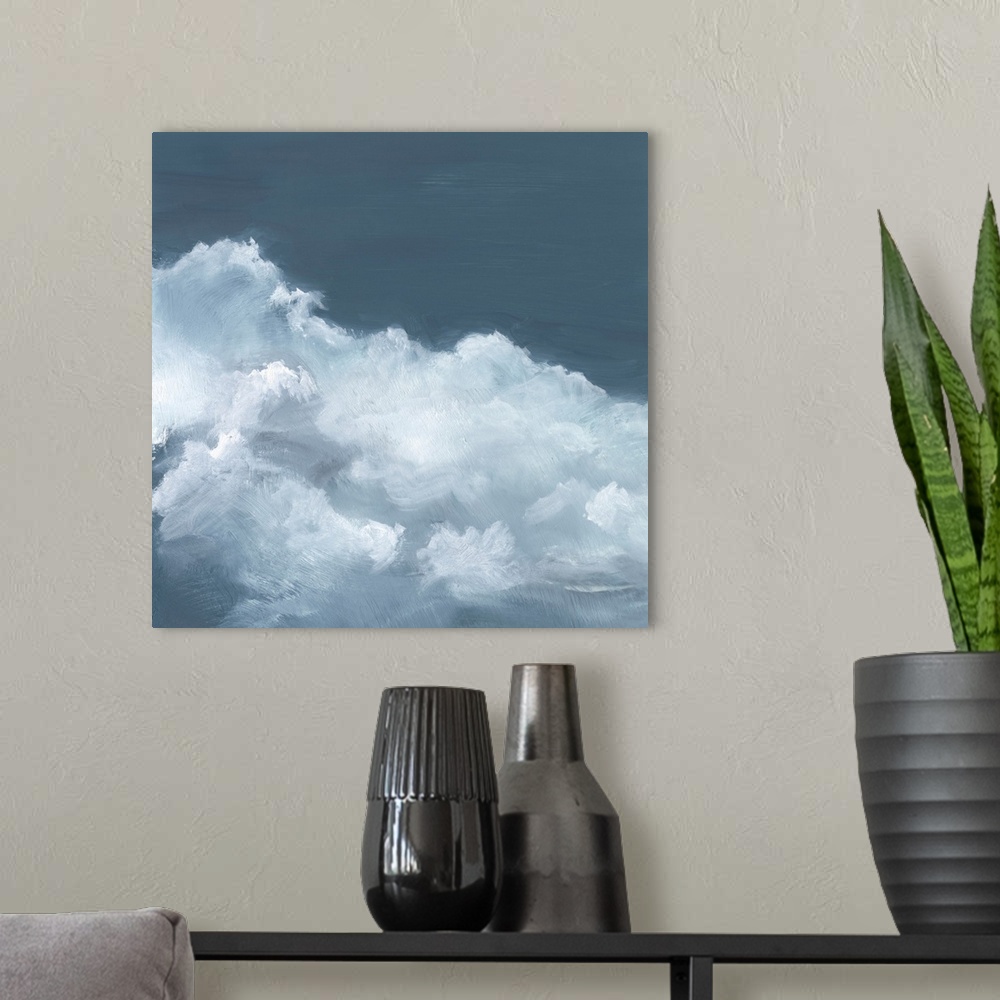A modern room featuring Cloud Composition I