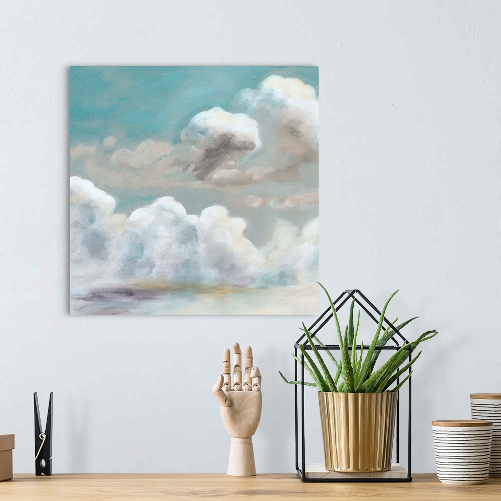 A bohemian room featuring Cloud Study III