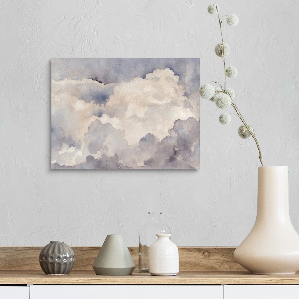 A farmhouse room featuring Clouds In Neutral I