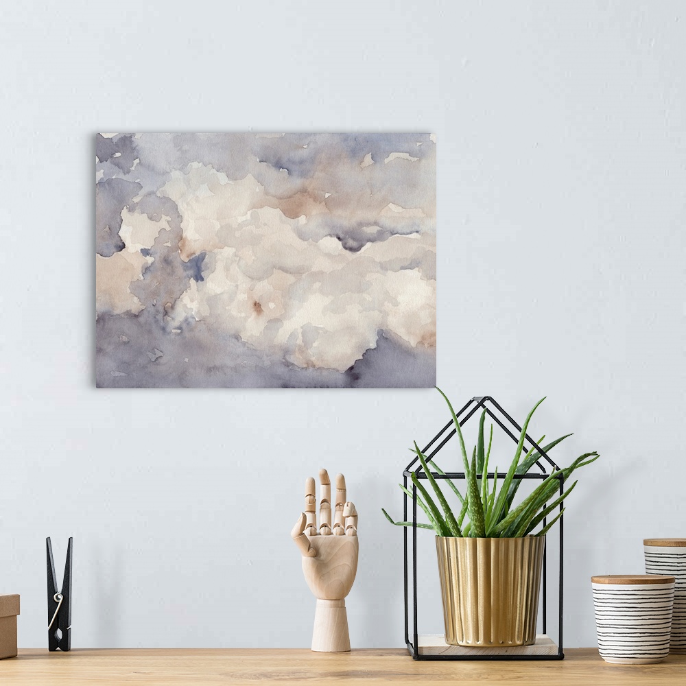 A bohemian room featuring Clouds In Neutral II