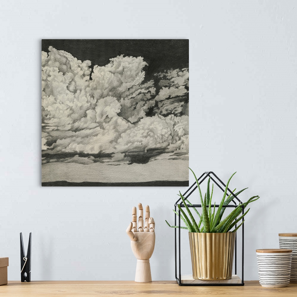A bohemian room featuring Clouds On Fire II