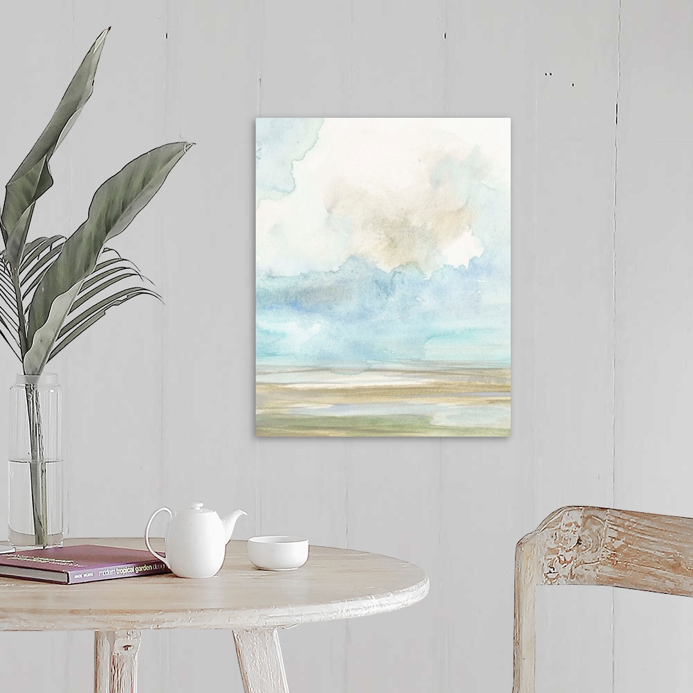 A farmhouse room featuring Clouds over the Marsh II