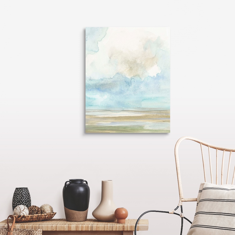 A farmhouse room featuring Clouds over the Marsh II