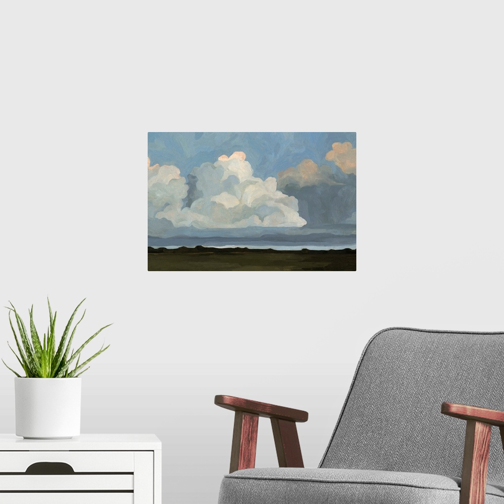 A modern room featuring Cloudscape I