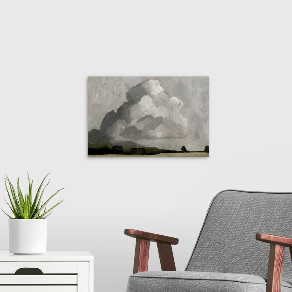 A modern room featuring Cloudscape II