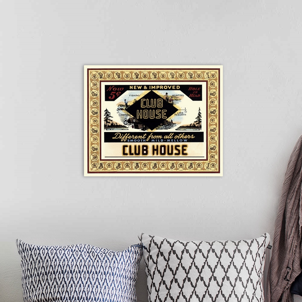 A bohemian room featuring Clubhouse Cigars