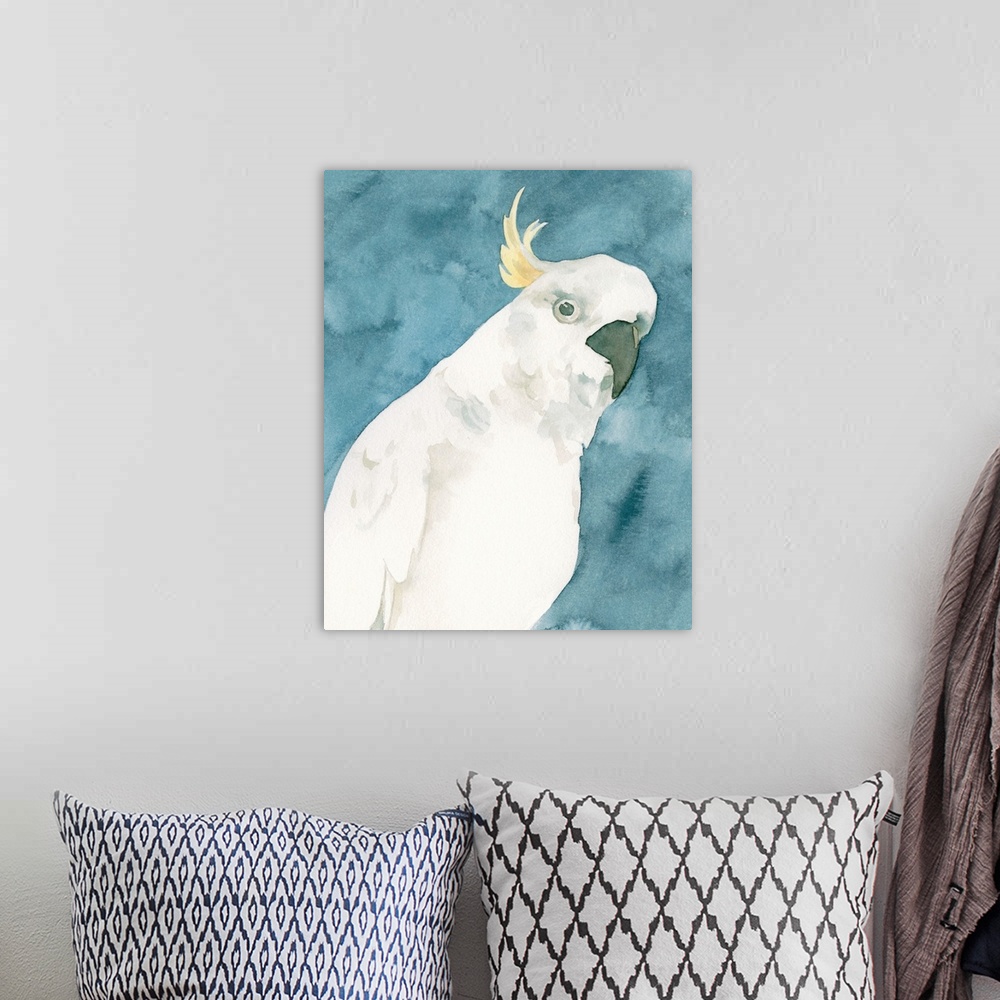 A bohemian room featuring Cockatoo Portrait I