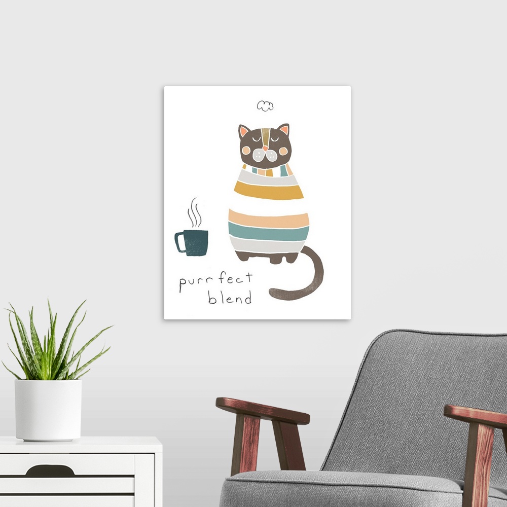 A modern room featuring Coffee Cats IV