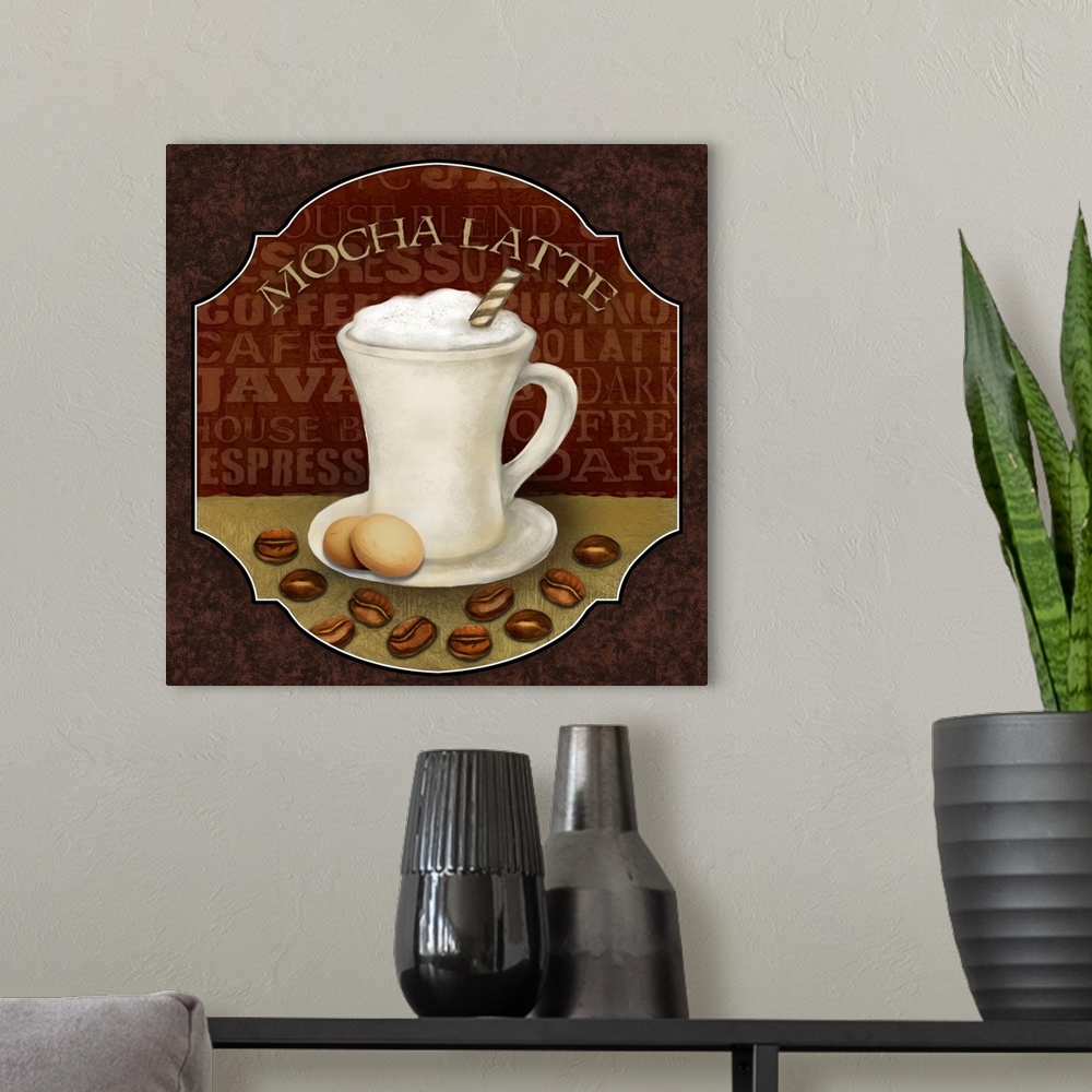A modern room featuring Coffee Illustration I