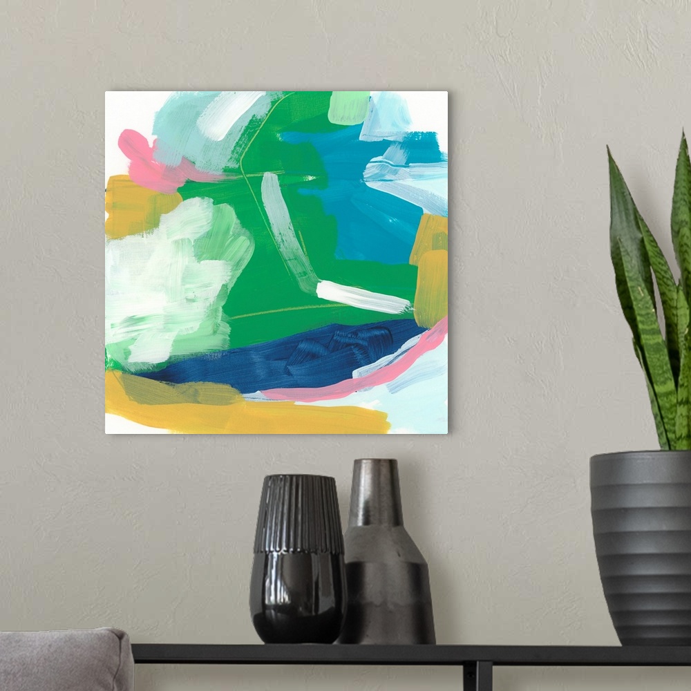 A modern room featuring Color Migration II