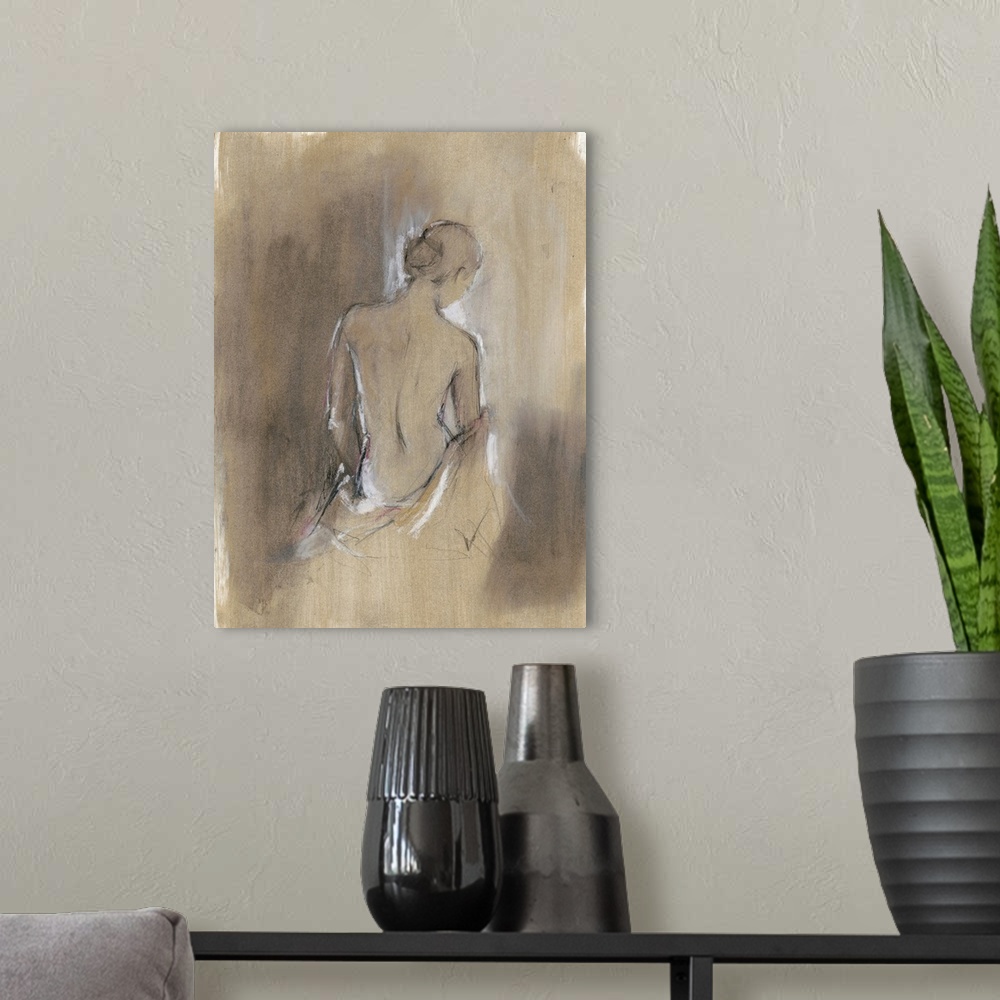 A modern room featuring Contemporary Figure II