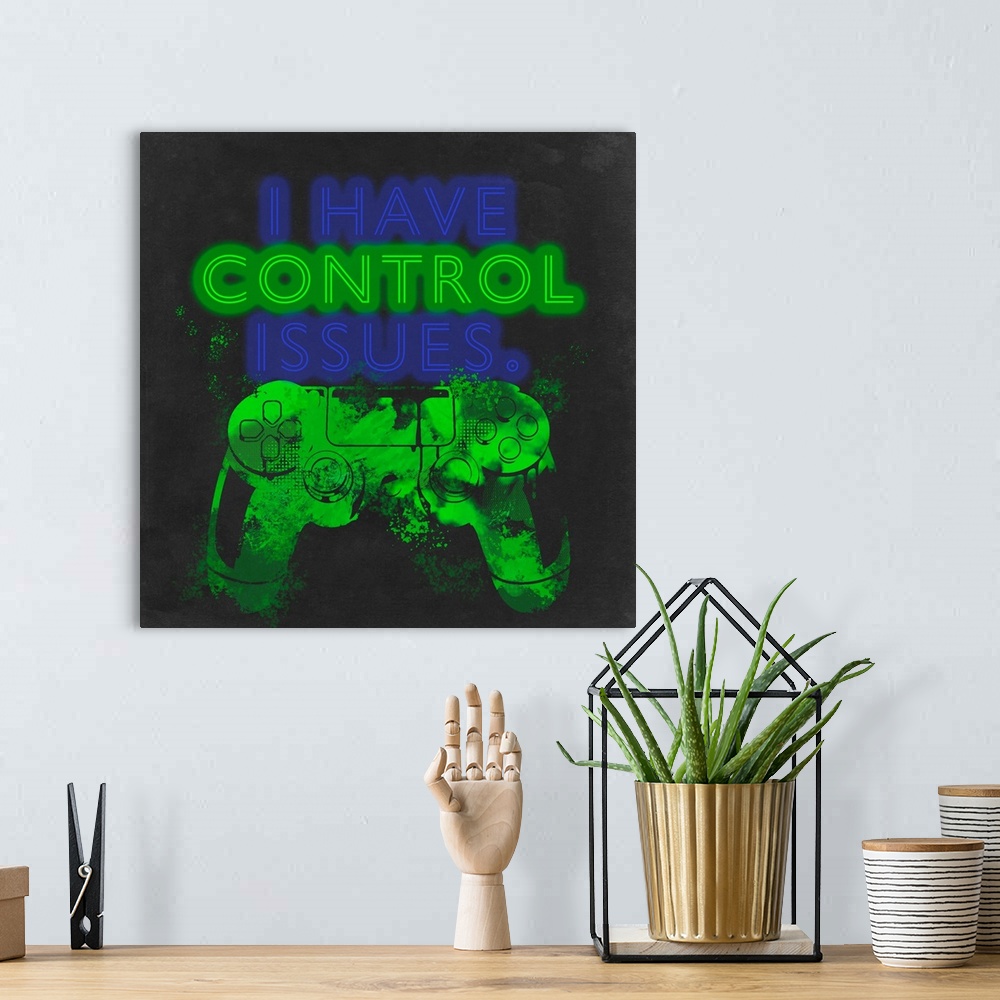 A bohemian room featuring Control Freak II